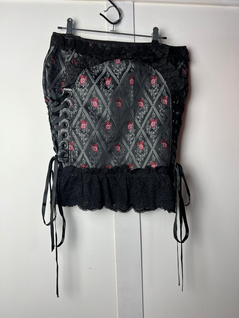 Lip Service Dangerous Liasons Midi Skirt S (Deadstock)
