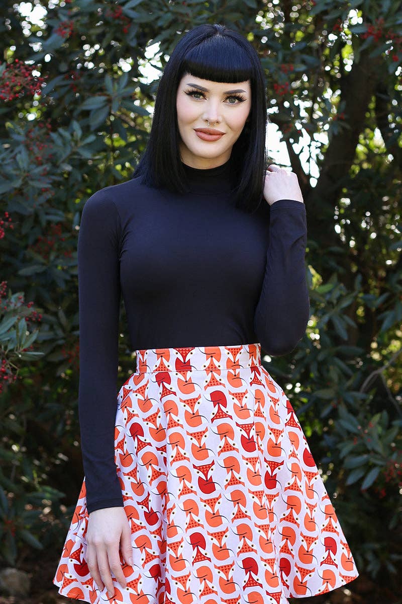 Black Mock Neck Top