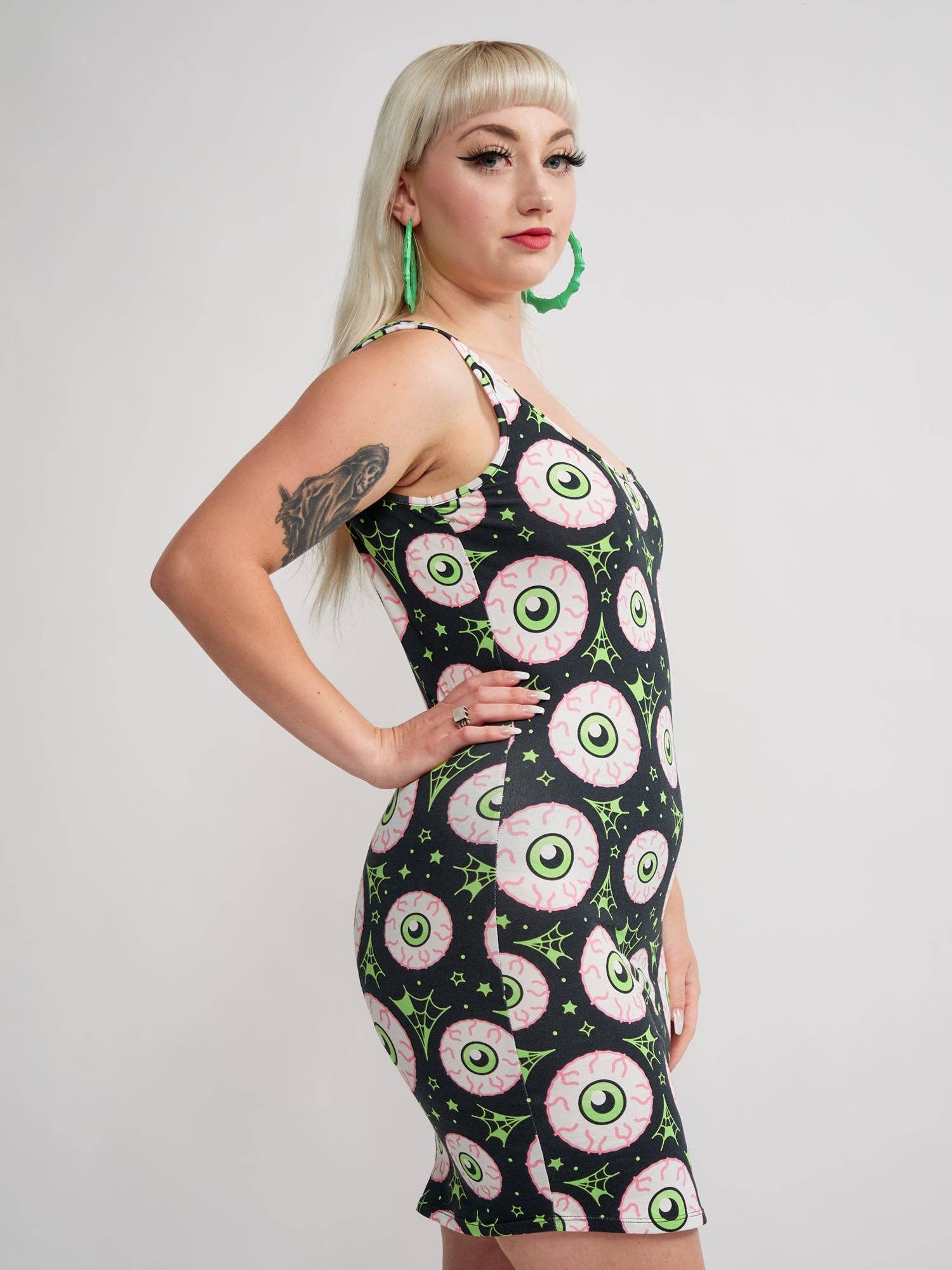 Jeepers Peepers Eyeball Tank Dress