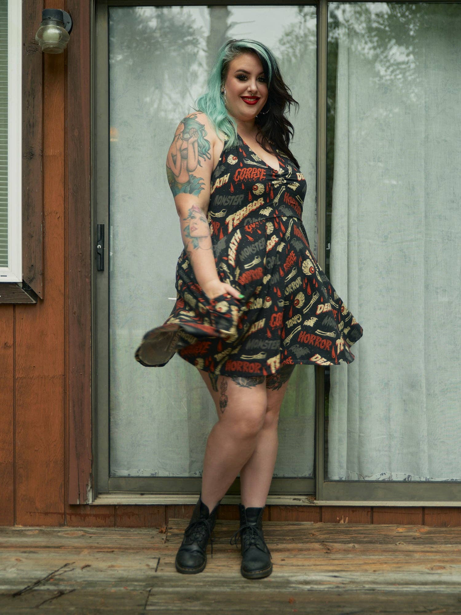 creepy-horror-skater-halter-dress-plus-alt3