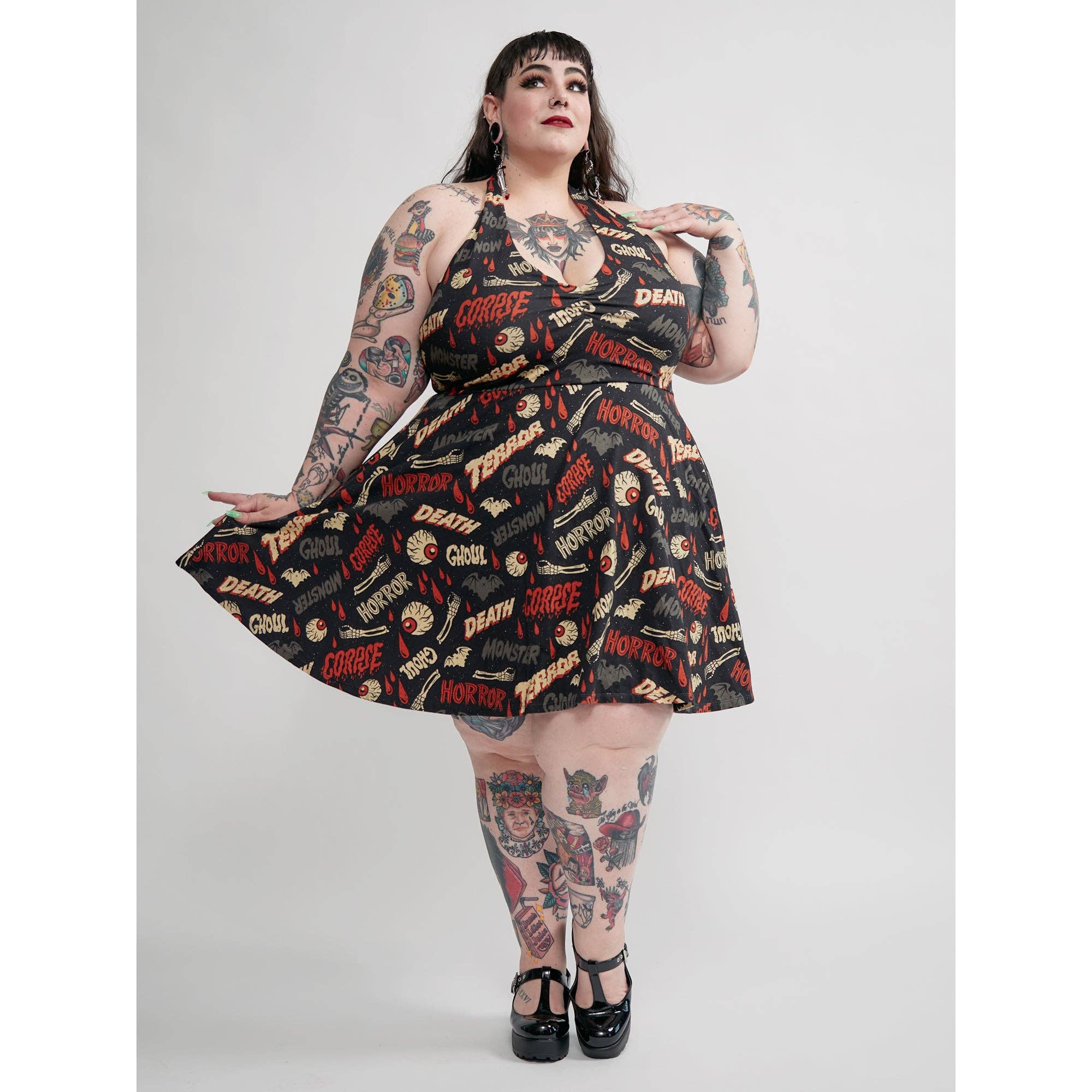 creepy-horror-skater-halter-dress-plus