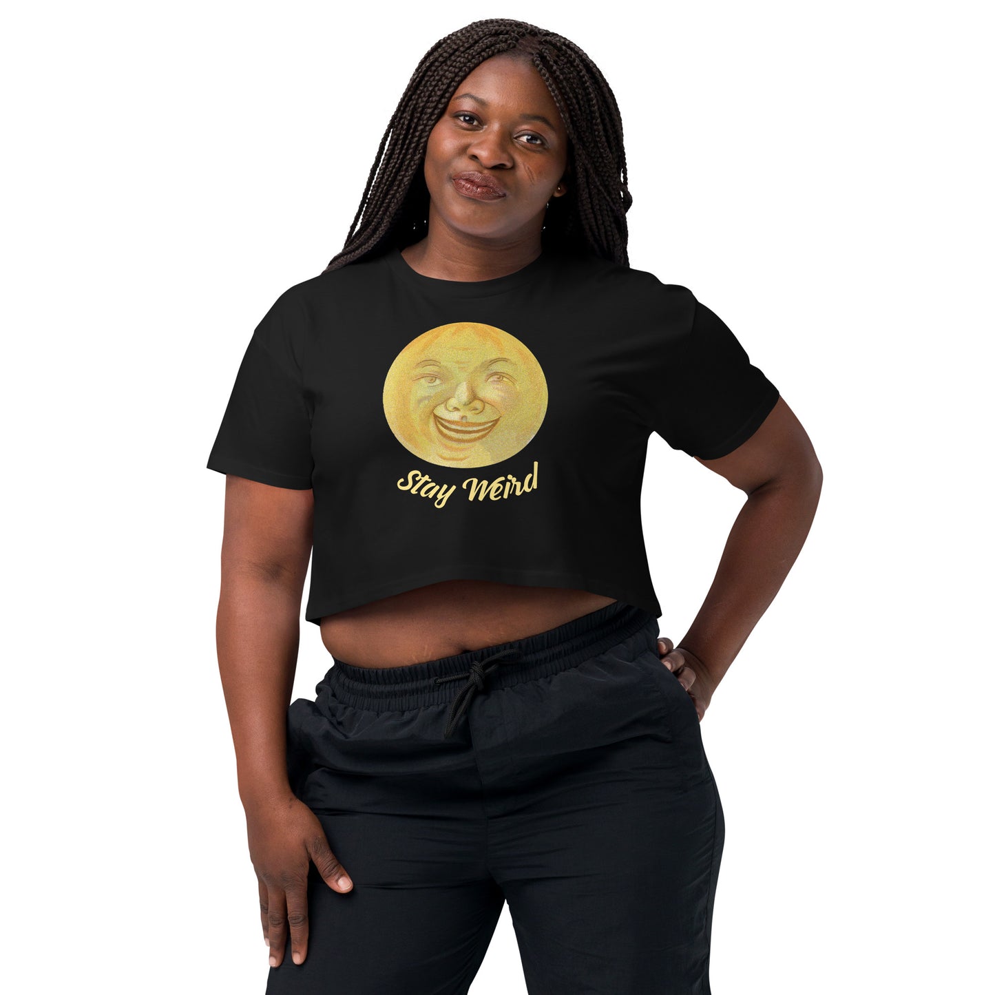 Stay Weird Women’s crop top